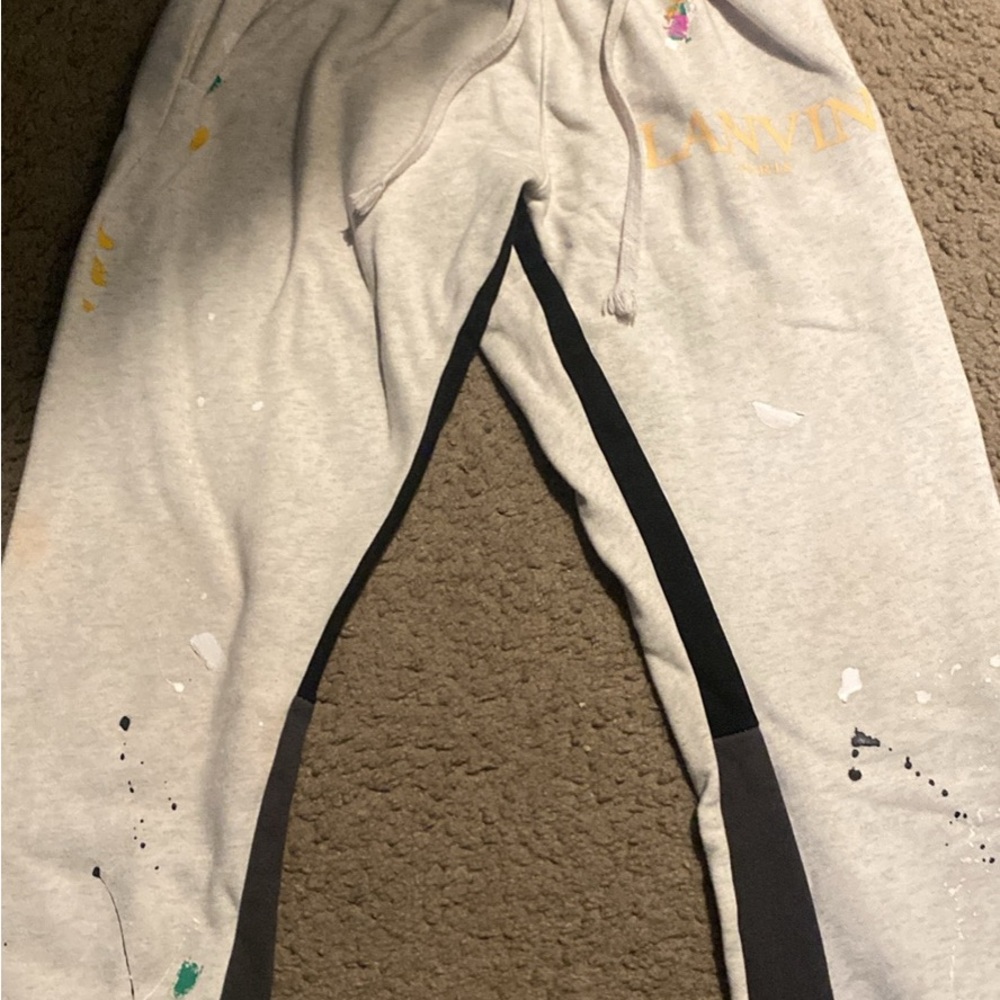 Lanvin Kids Gray Sweatpants